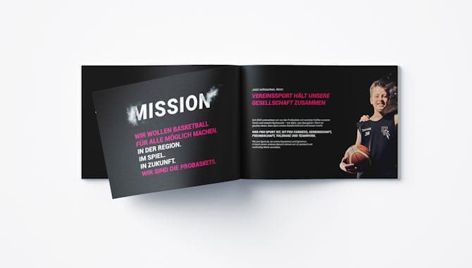 Ein Mockup von Probaskets