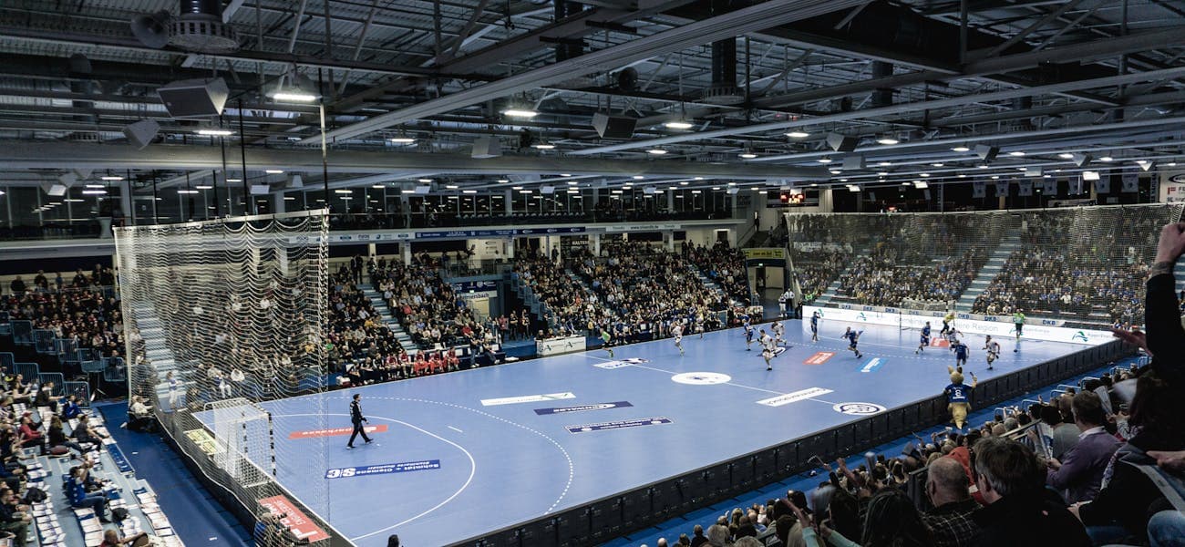 Der VfL Gummersbach bei einem Heimspiel.