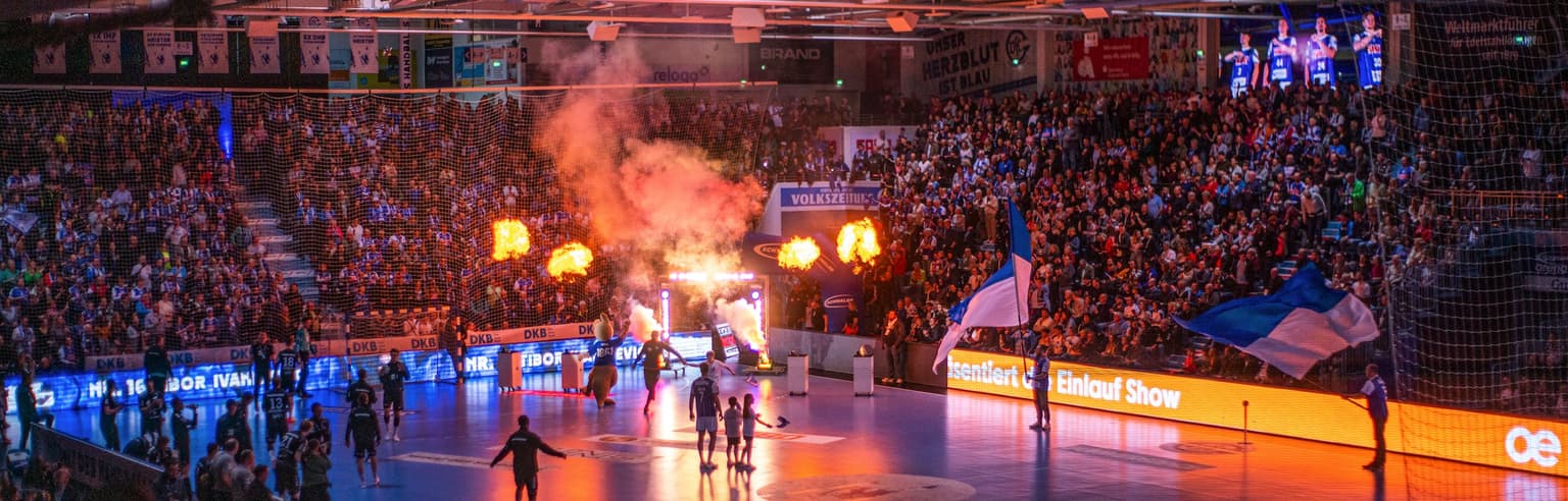 Einlauffoto vom VfL Gummersbach