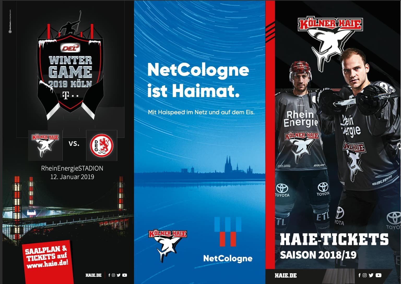 Bannerwerbung vom KEC und seine Sponsoren