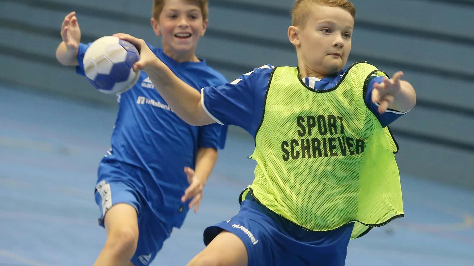 Schüler von der Handballschule Oberberg