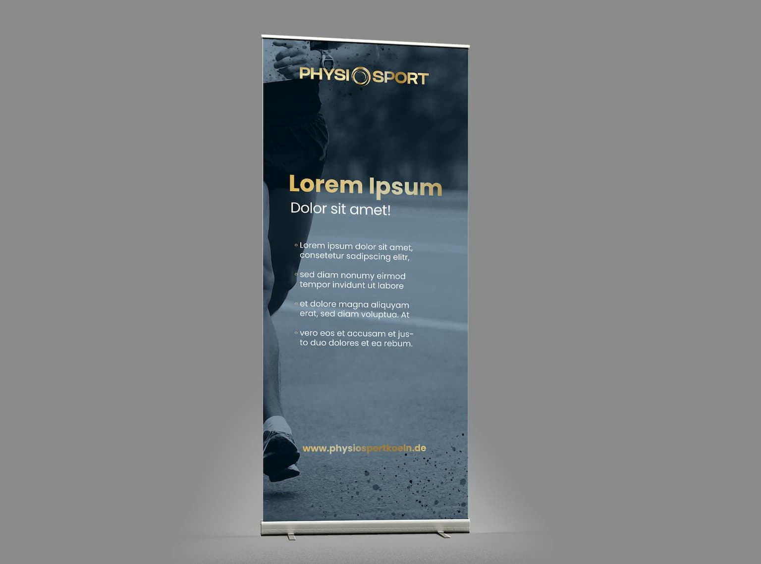 Ein Rollup von PhysioSport Köln