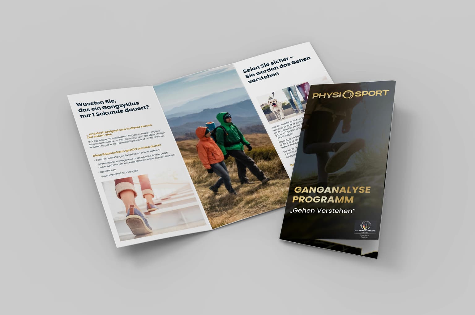 Ein Flyer von PhysioSport Köln