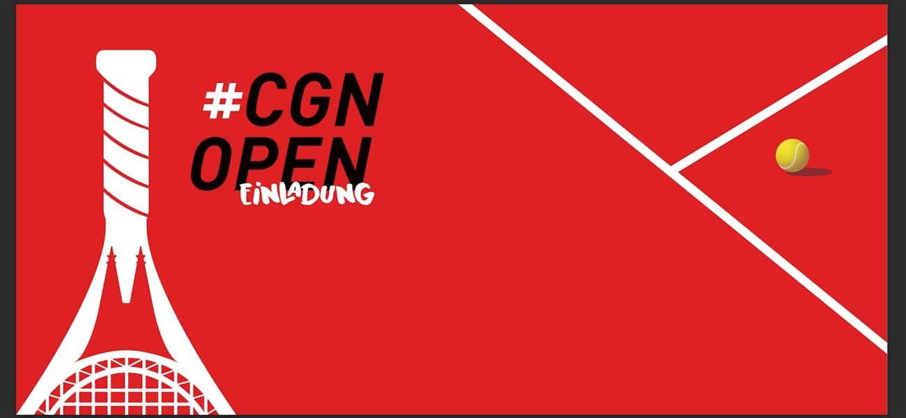 Das Keyvisual von den Cologne Open