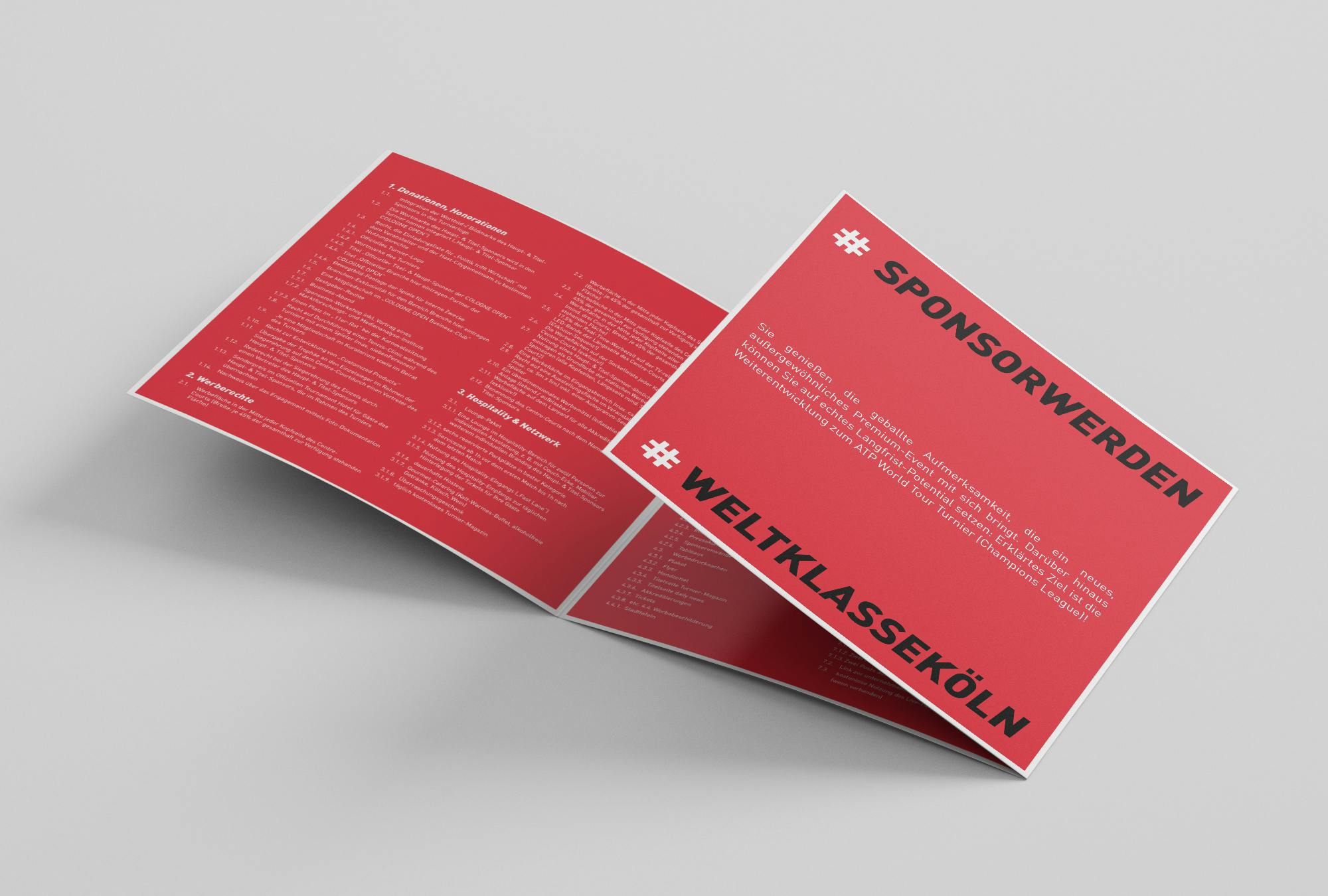 Ein Mockup von dem Cologne Open Flyer