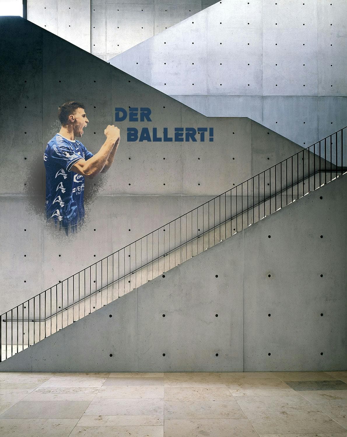 Wandtatto vom VfL Gummersbach