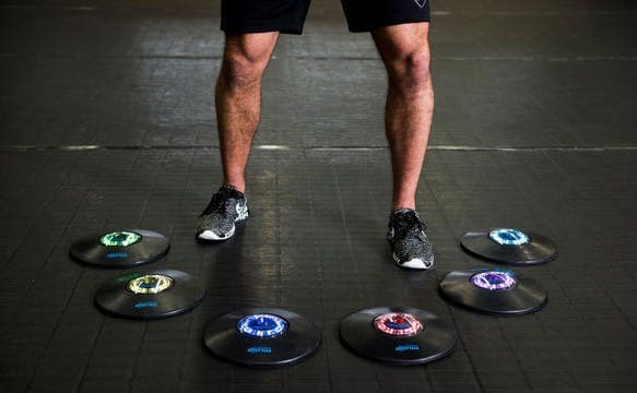 DynamicEye Produkte bei einem Profisportler