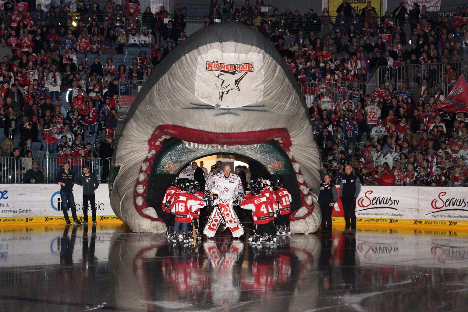 Einlauf des KEC als Foto