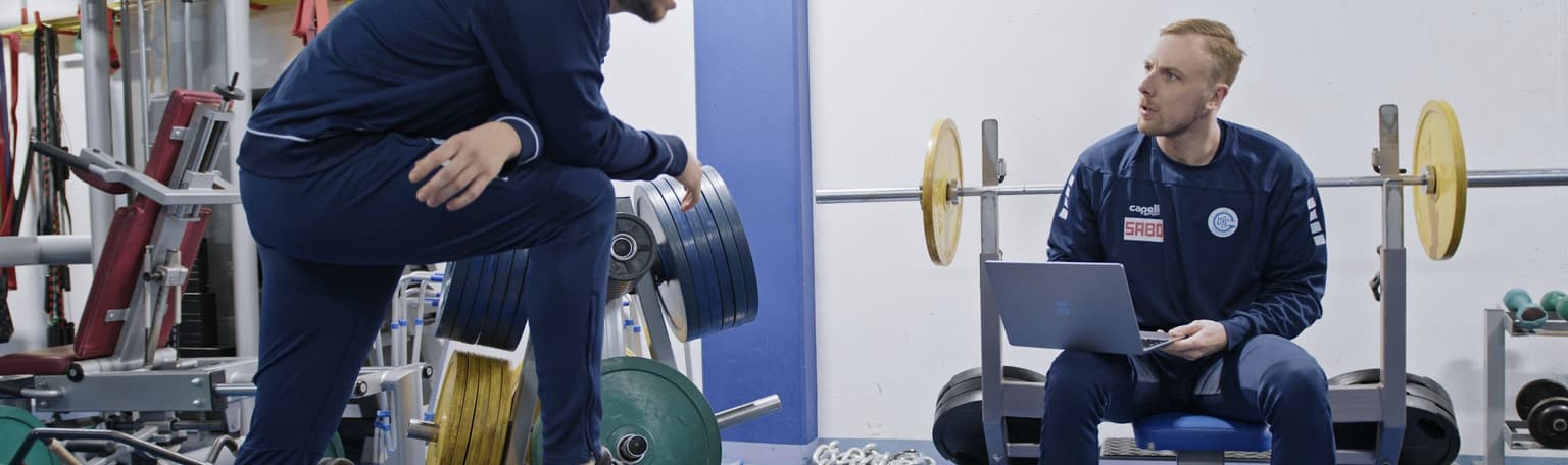 Zwei Spieler des VfL Gummersbach